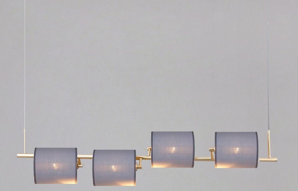 Подвесная люстра ILLUMICO  IL3080-4ASQ-26 AB DS в интернет-магазине "Галерея света"