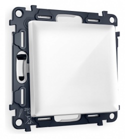 Выключатель перекрестный одноклавишный без рамки Ambrella Volt ALFA MA101030 в интернет-магазине "Галерея света"