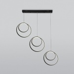 Подвесной светильник Eurosvet Flow 90308/3 черный в интернет-магазине "Галерея света"