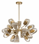 Люстра на штанге Indigo Fless 11033/18R Amber в интернет-магазине "Галерея света"