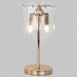 Настольная лампа декоративная Eurosvet Claire 01170/3 золото в интернет-магазине "Галерея света"