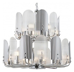 Подвесная люстра iLamp Dolce 15571-12 CR+MULT в интернет-магазине "Галерея света"