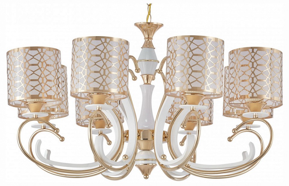 Подвесная люстра Arte Milano Florentia-1237 301237/8 Wh/Gd в интернет-магазине "Галерея света"