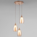 Подвесной светильник Eurosvet Cosmic 50085/3 золото в интернет-магазине "Галерея света"