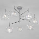 Люстра на штанге Eurosvet Jar 70128/7 хром в интернет-магазине "Галерея света"