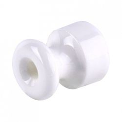 Изолятор керамический Werkel Ретро (белый) W6431401 в интернет-магазине "Галерея света"