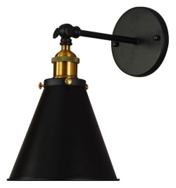 Бра LUMINA DECO Rubi LDW B007-1 BK в интернет-магазине "Галерея света"