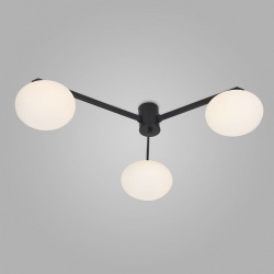 Потолочная люстра Eurosvet Opaline 70220/3 черный в интернет-магазине "Галерея света"