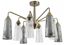 Люстра на штанге Indigo Campana 13028/8R Brass в интернет-магазине "Галерея света"