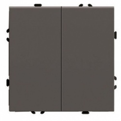 Переключатель перекрестный двухклавишный без рамки Stekker Эмили 50164 в интернет-магазине "Галерея света"