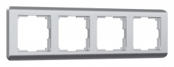 Рамка на 4 поста Werkel Stream серебряный W0042106 в интернет-магазине "Галерея света"