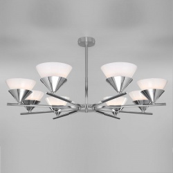 Люстра на штанге Eurosvet Rylee 70138/8 хром в интернет-магазине "Галерея света"