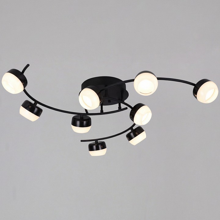 Люстра на штанге  90590-0.3-09 Black в интернет-магазине "Галерея света"