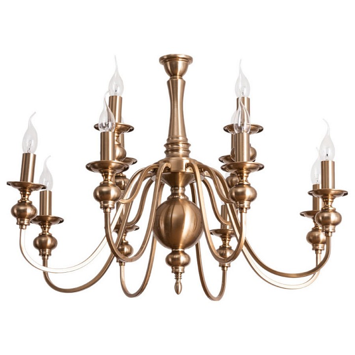 Подвесная люстра Arte Lamp Passoni A6097LM-12PB в интернет-магазине "Галерея света"