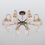 Люстра на штанге Eurosvet Tenia 70090/8 черный в интернет-магазине "Галерея света"