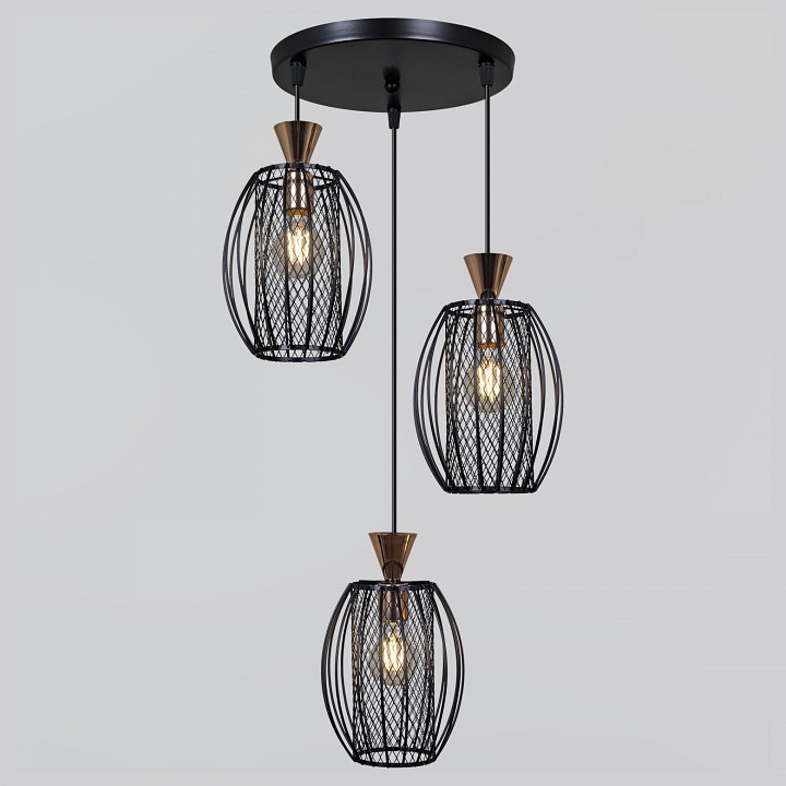 Подвесной светильник 02203-0.9-03 BK в интернет-магазине "Галерея света"