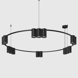 Подвесная люстра Denkirs Orbit DK4067-BK в интернет-магазине "Галерея света"