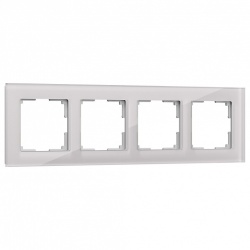 Рамка на 4 поста Werkel Favorit (дымчатый) W0041117 в интернет-магазине "Галерея света"