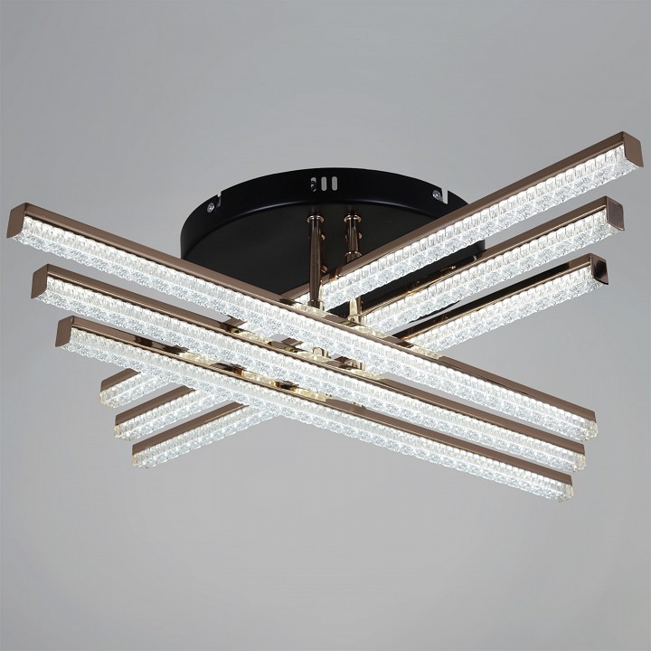 Люстра на штанге  86090-0.3-06A BK+FG в интернет-магазине "Галерея света"