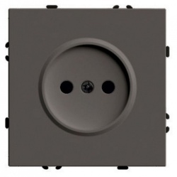 Розетка без заземления и со шторкой, без рамки Stekker Эмили 49928 в интернет-магазине "Галерея света"