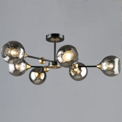 Люстра на штанге 01070-1 01070-0.3-06 BK+COP в интернет-магазине "Галерея света"