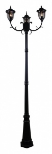 Фонарный столб 00867-0.7-003SL 2.2M BK в интернет-магазине "Галерея света"
