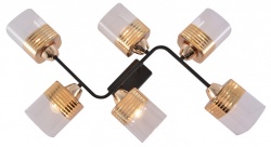 Люстра на штанге 01615-0.3-06 BK+FGD в интернет-магазине "Галерея света"