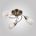 Потолочная люстра Eurosvet Virginia 30100/3 античная бронза в интернет-магазине "Галерея света"