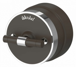 Выключатель одноклавишный с корпусом Werkel Vintage (мокко матовый/хром) W5812052 в интернет-магазине "Галерея света"