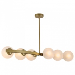 Люстра на штанге ILLUMICO IL0073 IL0073-6P-79 GD в интернет-магазине "Галерея света"