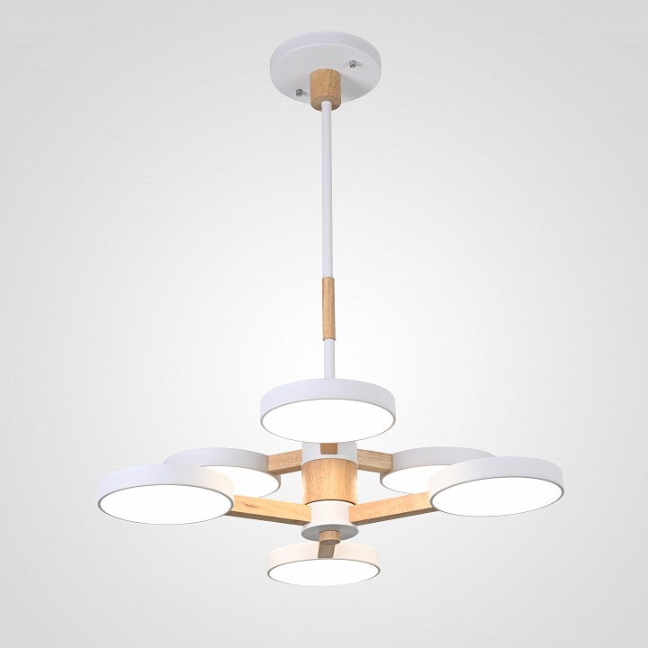 Люстра на штанге Imperiumloft TURNA White TURNA-DBL01 в интернет-магазине "Галерея света"