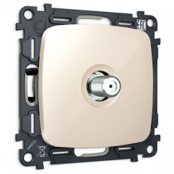 ТВ-розетка без рамки Ambrella Volt OMEGA MO313050 в интернет-магазине "Галерея света"