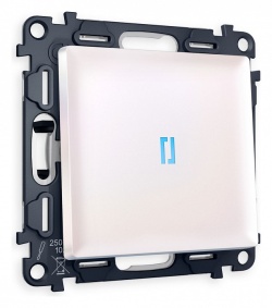 Выключатель проходной одноклавишный с подсветкой Ambrella Volt ALFA MA202040 в интернет-магазине "Галерея света"