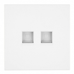 Розетка двойная Ethernet RJ-45 без рамки Stekker Мия 50437 в интернет-магазине "Галерея света"
