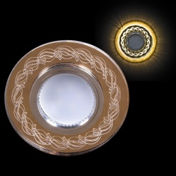 Встраиваемый светильник  00923-9.0-001CN MR16+LED3W FGD в интернет-магазине "Галерея света"