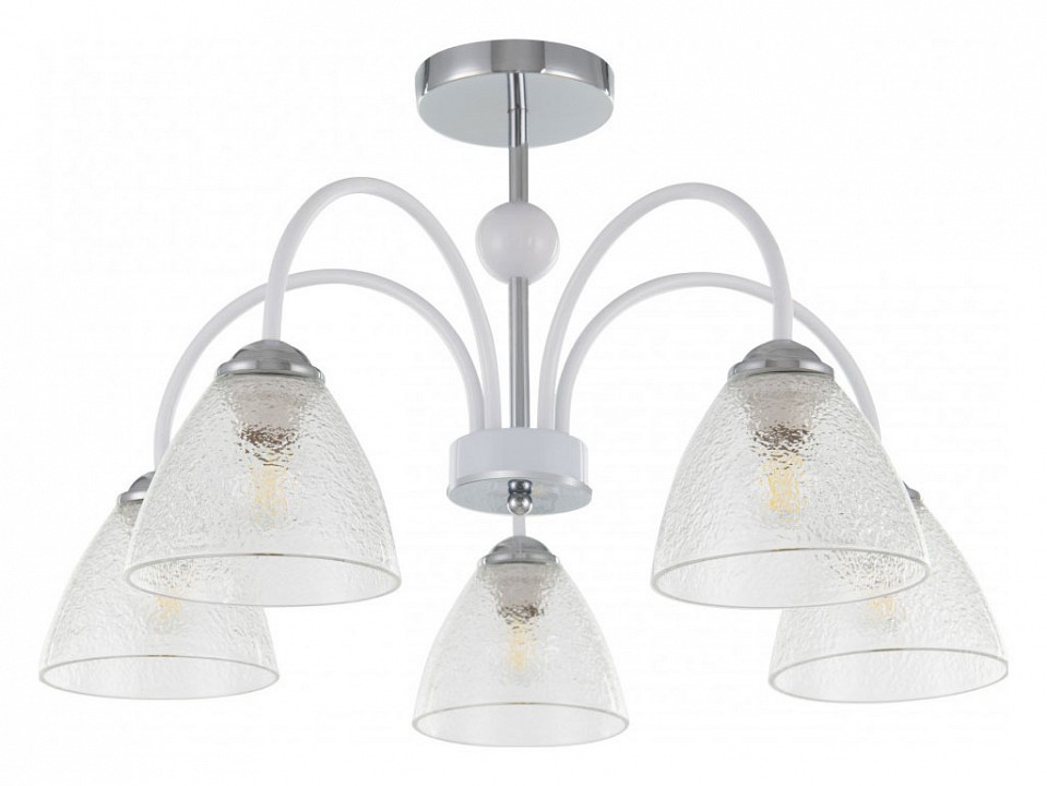 Люстра на штанге Arte Milano Napoli-321410 321410/5 CR+WH в интернет-магазине "Галерея света"