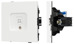 Розетка Ethernet RJ-45 и со шторками, без рамки Arlight SCT-TENDO 054594 в интернет-магазине "Галерея света"