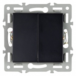 Выключатель двухклавишный без рамки Arlight SWT 043725 в интернет-магазине "Галерея света"