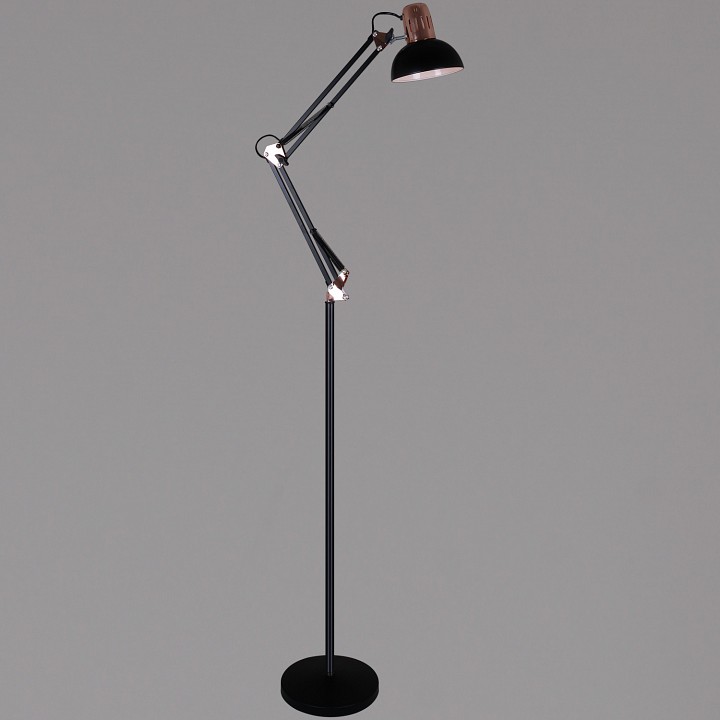 Торшер  00880-0.6-01HV BK в интернет-магазине "Галерея света"