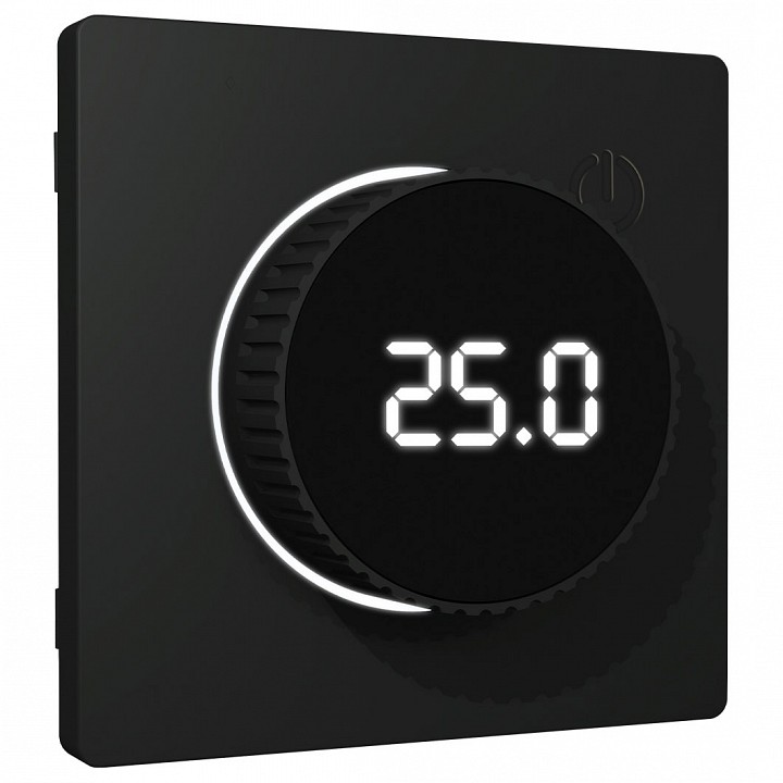 Накладка для терморегулятора электромеханического для теплого пола Ambrella Volt ALFA AP8058 в интернет-магазине "Галерея света"