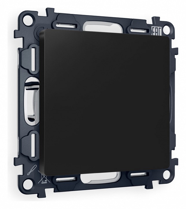 Заглушка для поста с рамкой Ambrella Volt ALFA MA816010 в интернет-магазине "Галерея света"