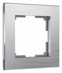 Рамка на 1 пост Werkel Aluminium (алюминий) W0011706 в интернет-магазине "Галерея света"