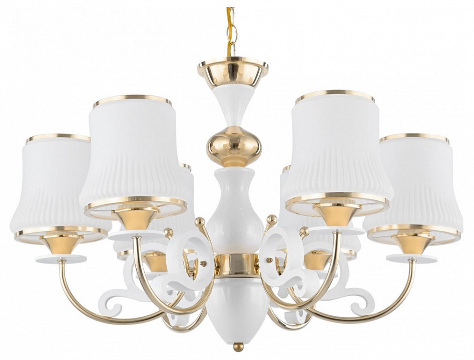 Подвесная люстра Arte Milano Florentia-1097 301097/6 Wh/Gd в интернет-магазине "Галерея света"