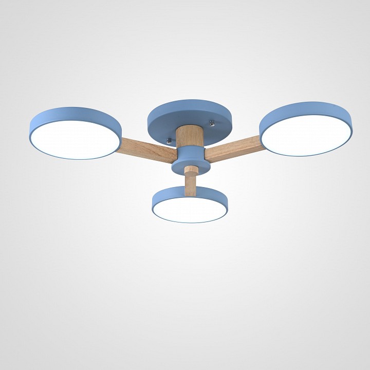 Люстра на штанге Imperiumloft TURNA Blue TURNA01 в интернет-магазине "Галерея света"