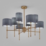 Люстра на штанге Eurosvet Notturno 60162/8 латунь в интернет-магазине "Галерея света"