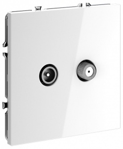 ТВ-розетка и SAT-розетка оконечная без рамки Voltum S70 VLS060401 в интернет-магазине "Галерея света"