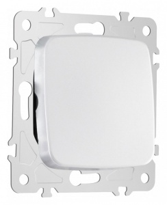 Выключатель перекрестный одноклавишный без рамки Arte Milano 205 205.34-1.silver в интернет-магазине "Галерея света"