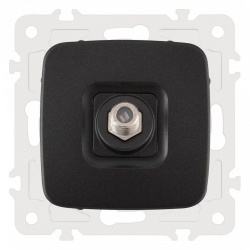 ТВ-розетка без рамки Arte Milano am-205 205.42-1.black в интернет-магазине "Галерея света"