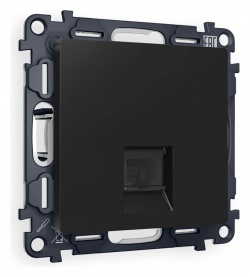 Розетка телефонная RJ-11 со штрокой, без рамки Ambrella Volt ALFA MA812030 в интернет-магазине "Галерея света"