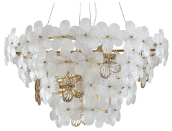 Подвесной светильник Indigo Fiori 12049/10P Brass в интернет-магазине "Галерея света"